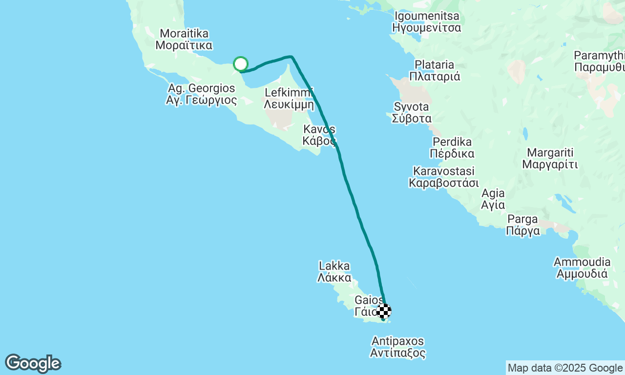 Day 2 Flotilla July 5th: Petriti to Mongonissi 