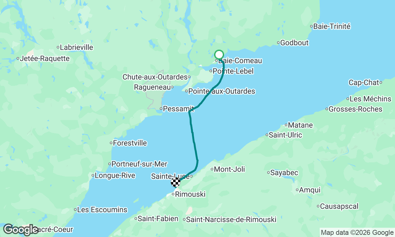 Voyage map