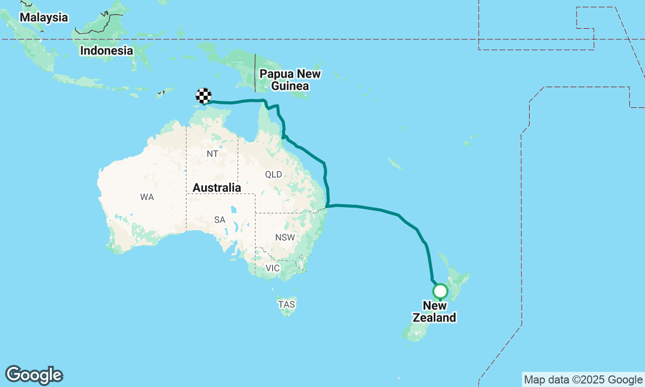 Sailing around the world - from New Zealand to Australia - Part 1