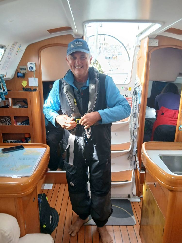 Voyage photo from Guernsey to Jersey 
Dsyskipper day 2