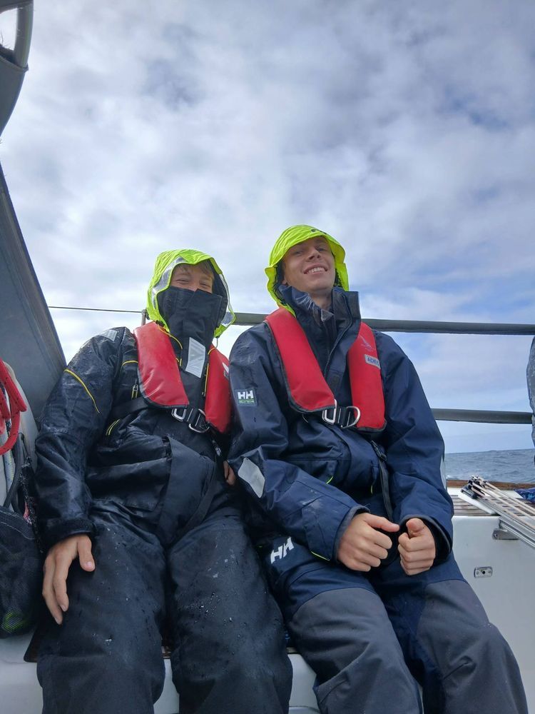 Voyage photo from Guernsey to Jersey 
Dsyskipper day 2