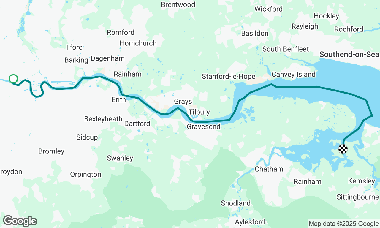St Katharines to Stangate Creek 