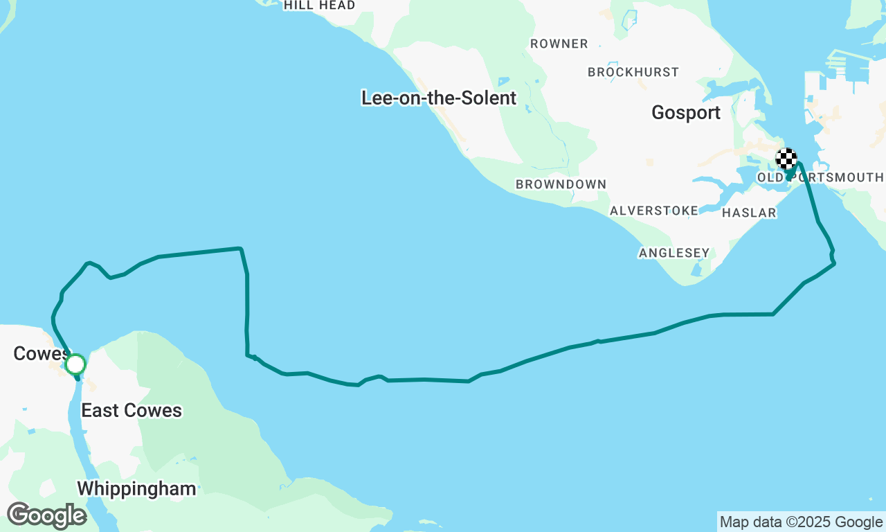 Motoring back, light winds on the nose 