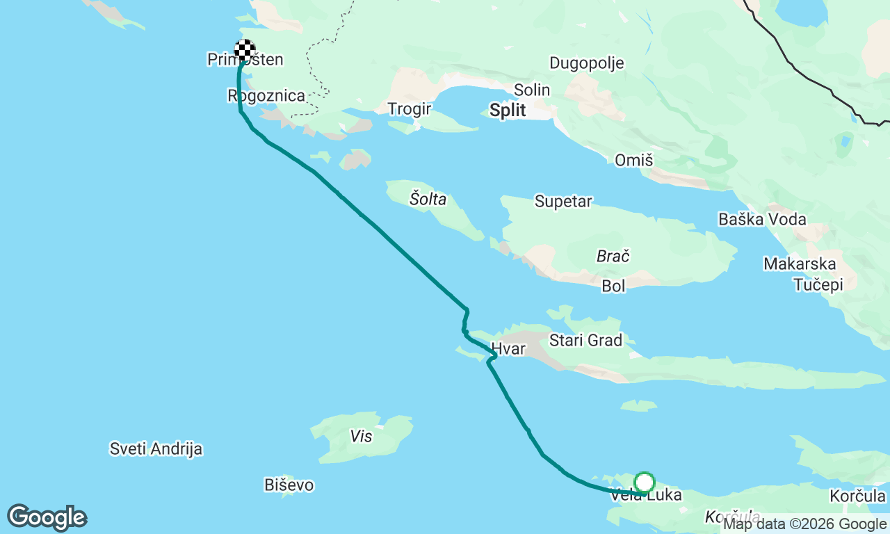 Vela Luka para Primonsten