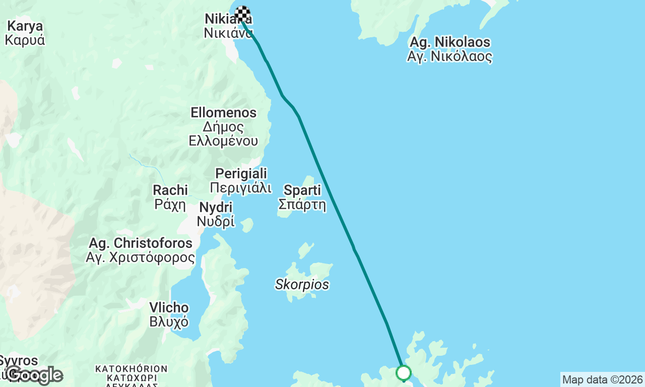 Voyage map