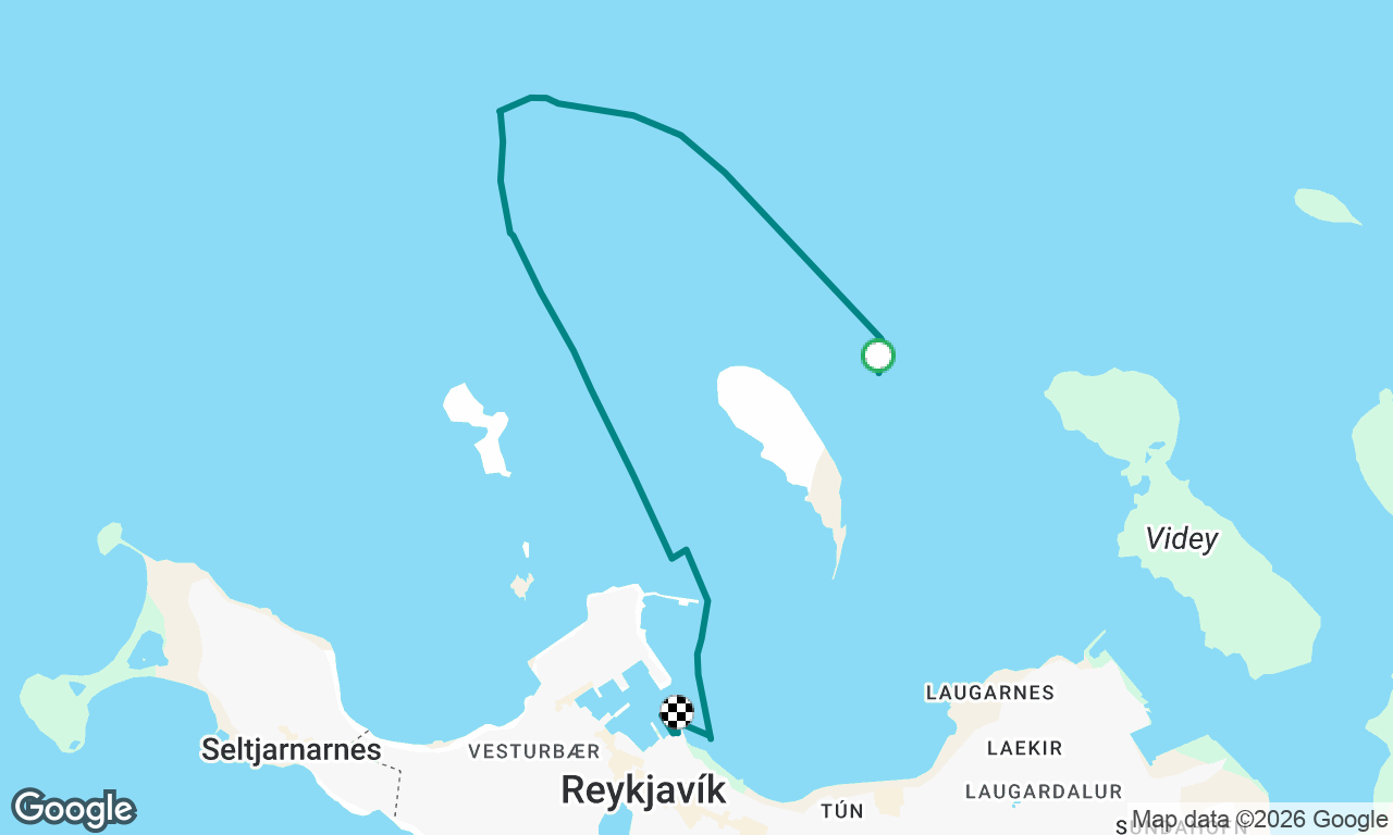 Fõstudags kvöldsigling.