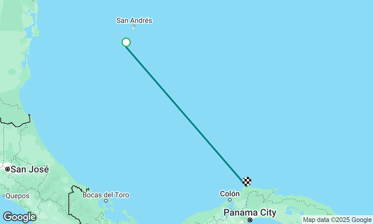 Albuquerque Key, Colombia - Puerto Lindo, Panama