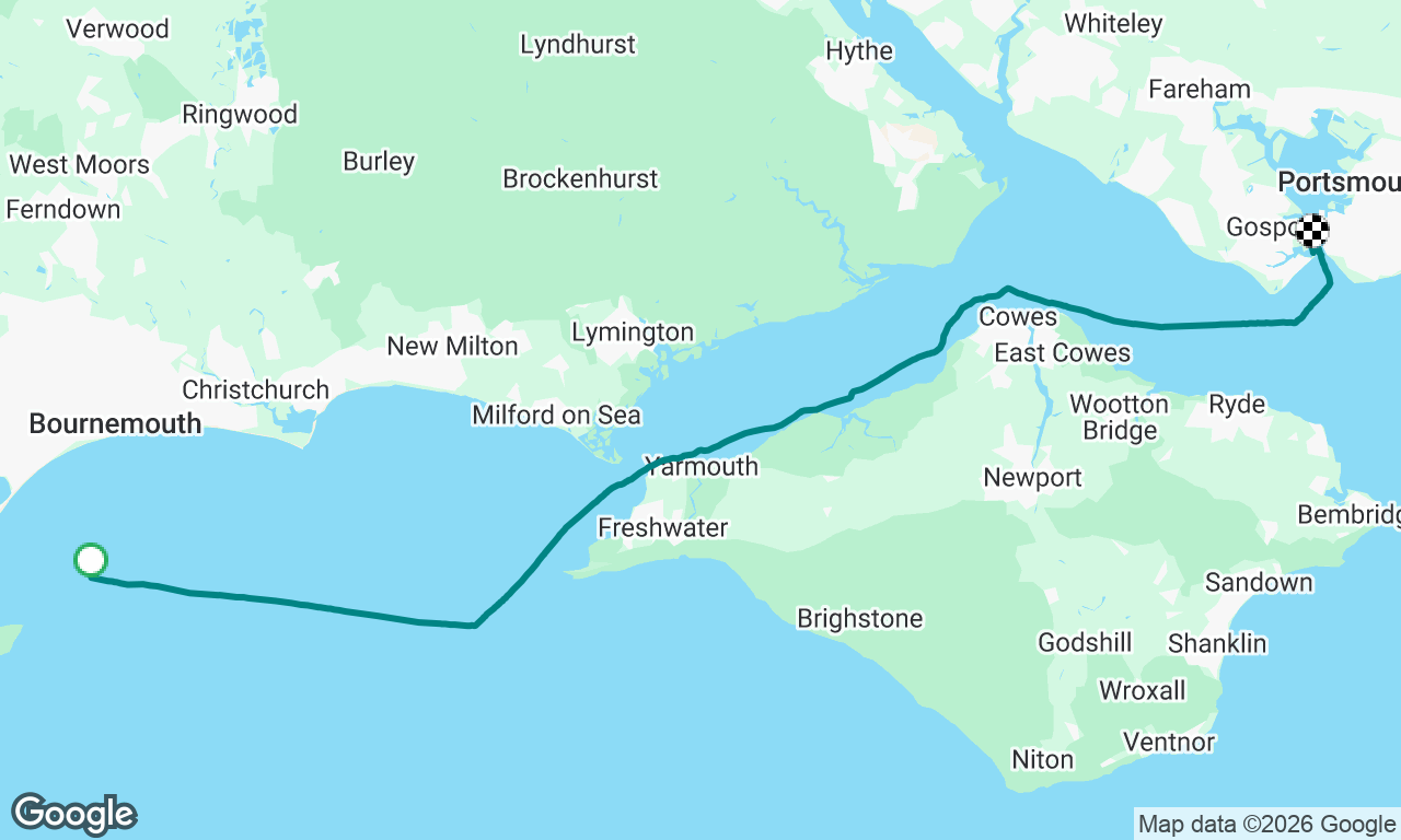 Poole to Portsmouth