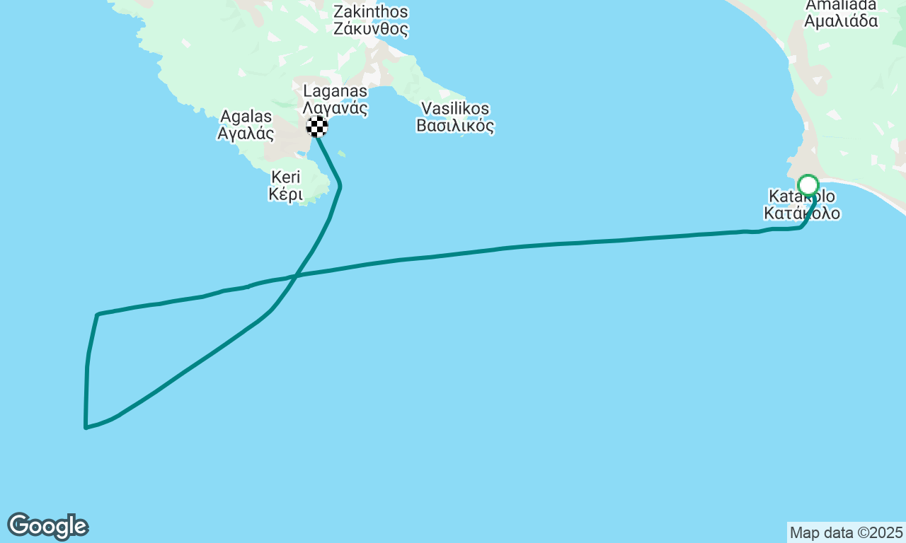 Katakolo to Keri, Zakynthos- aborted Malta passage