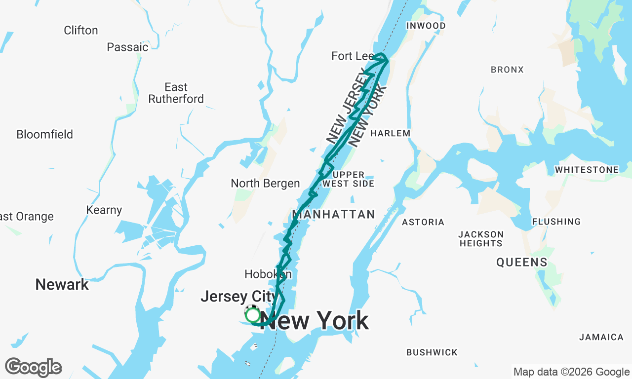 Great sail to George Washington Bridge 