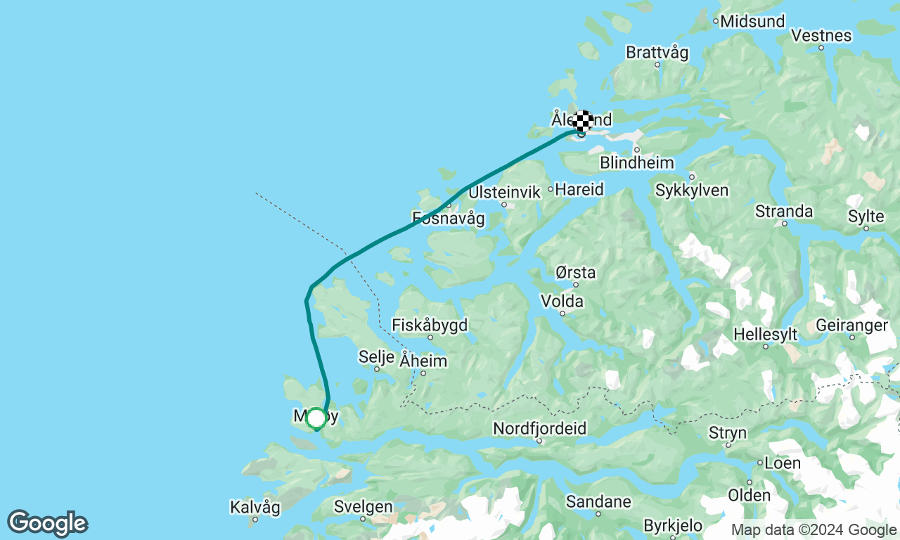 Måloy to Ålesund