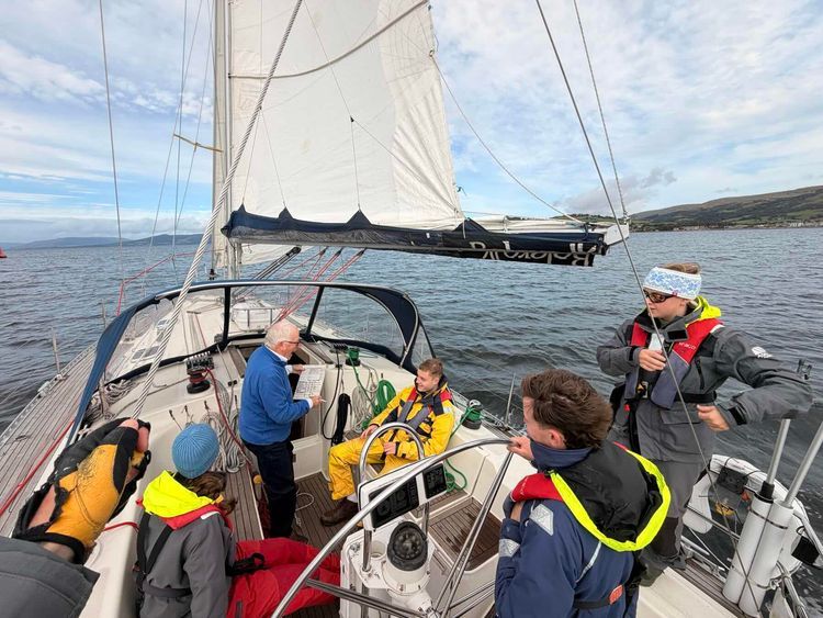 Voyage photo from Day Skipper Scotsail Day One: Largs to Dunoon