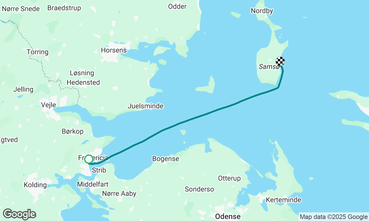 Fall vacation. Fredericia - Ballen