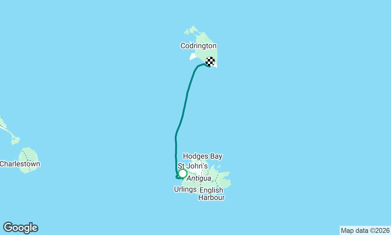Antigua to Barbuda