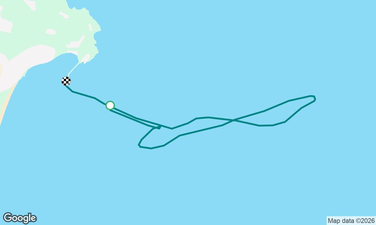 A gentle sail while fishing