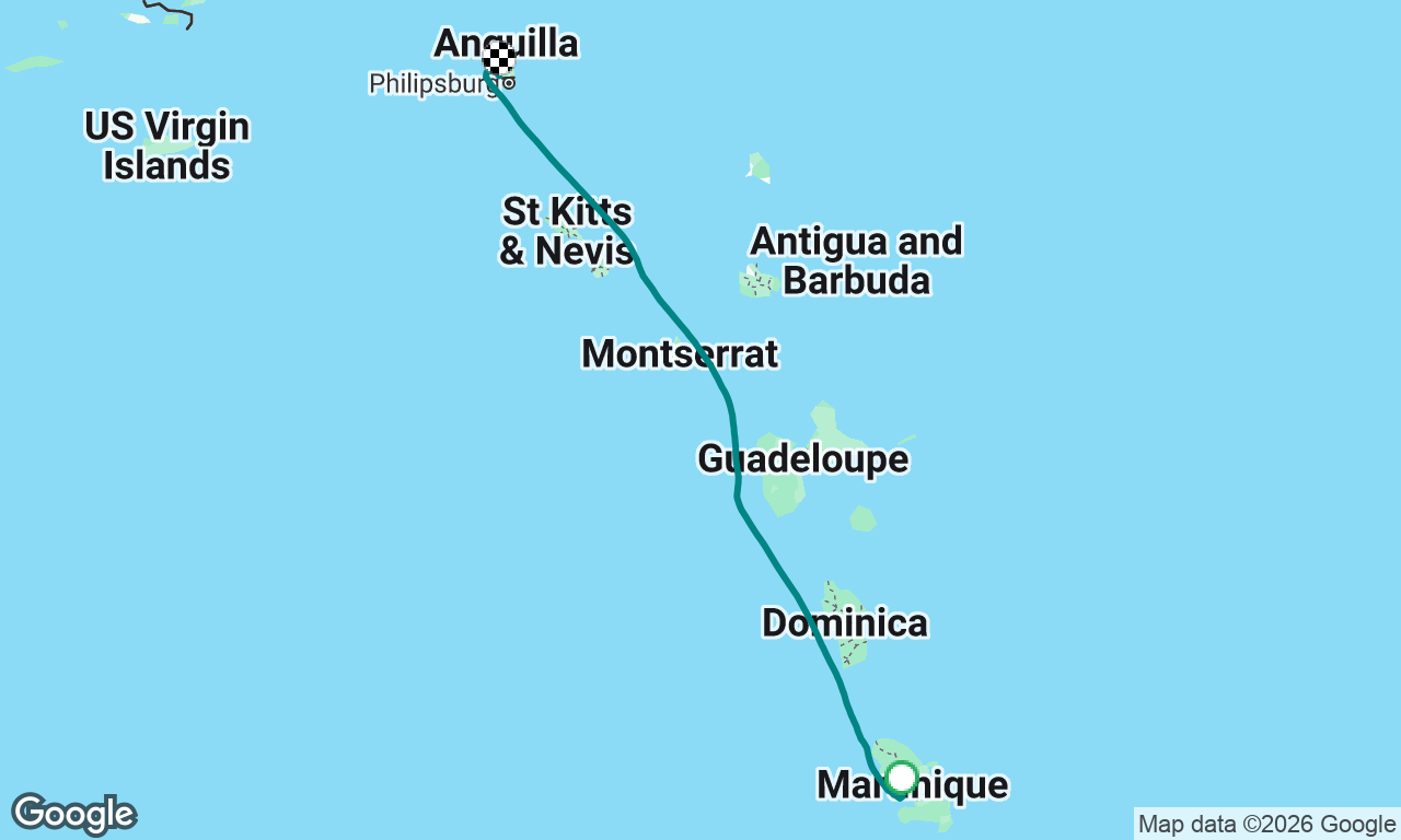 Voyage map