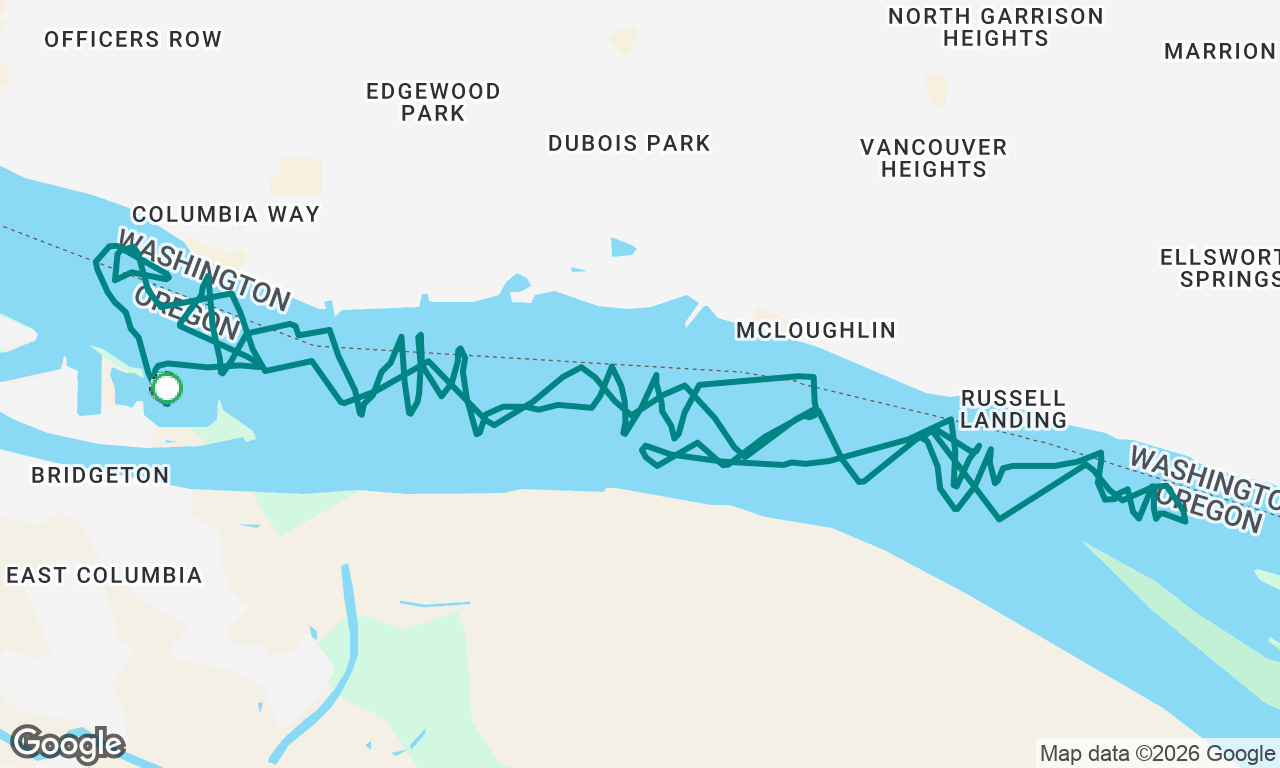 Wing-on-Winging it around barges & buoys