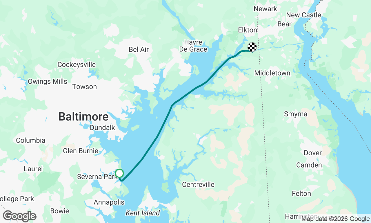 Gibson Island to Chesapeake City
