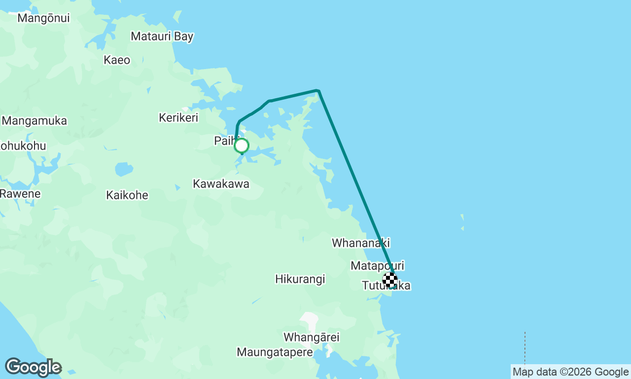 Opua to Tutukaka