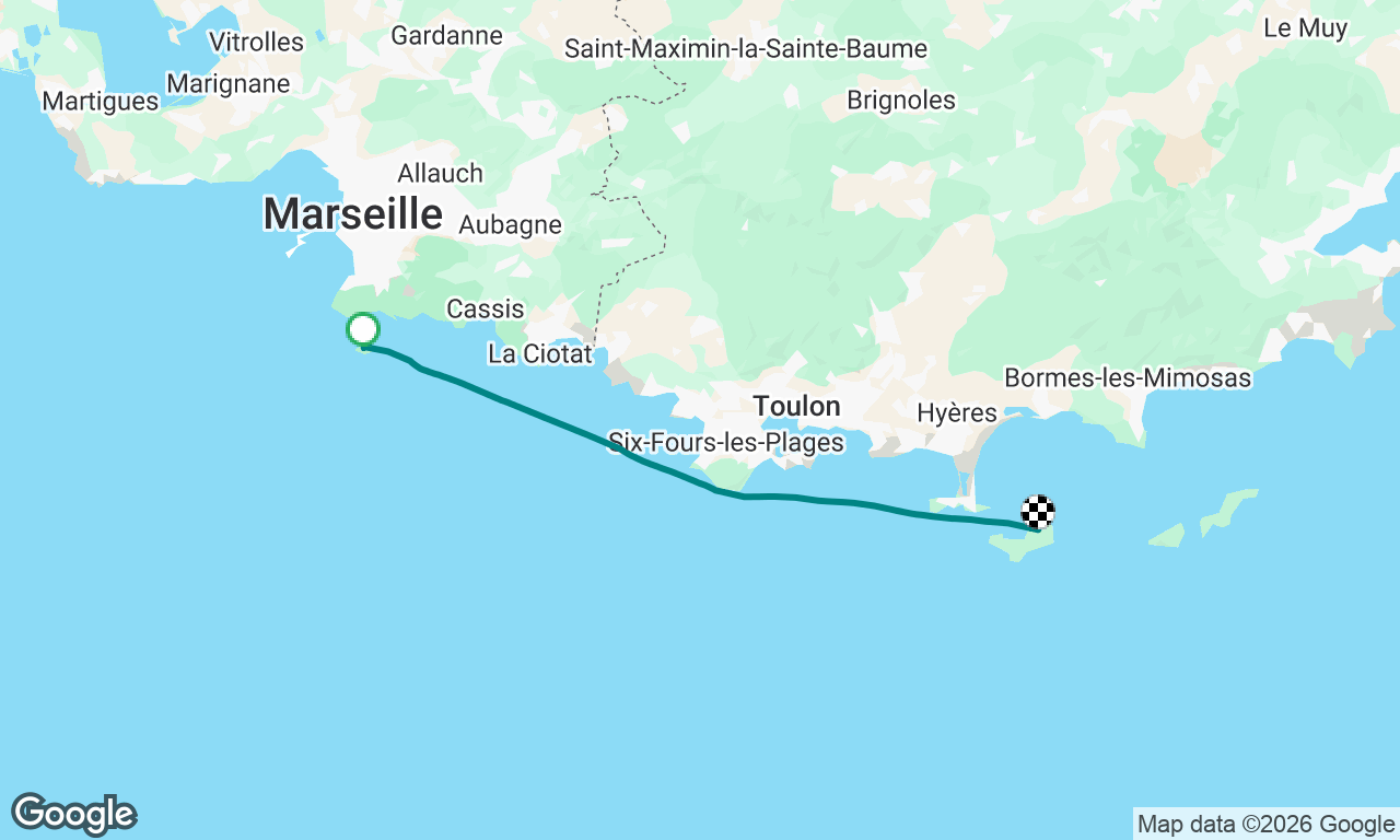 ile de riou to porquerolles