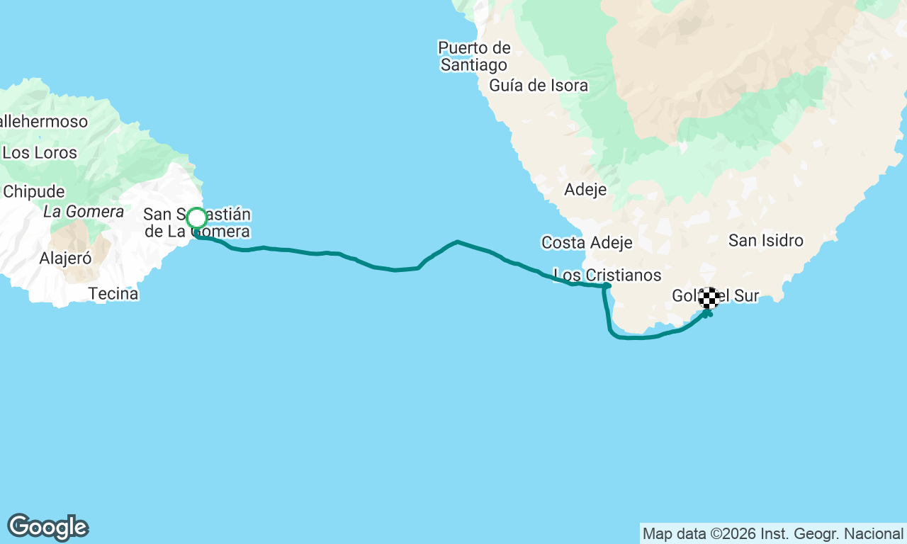 La Gomera to Tenerife