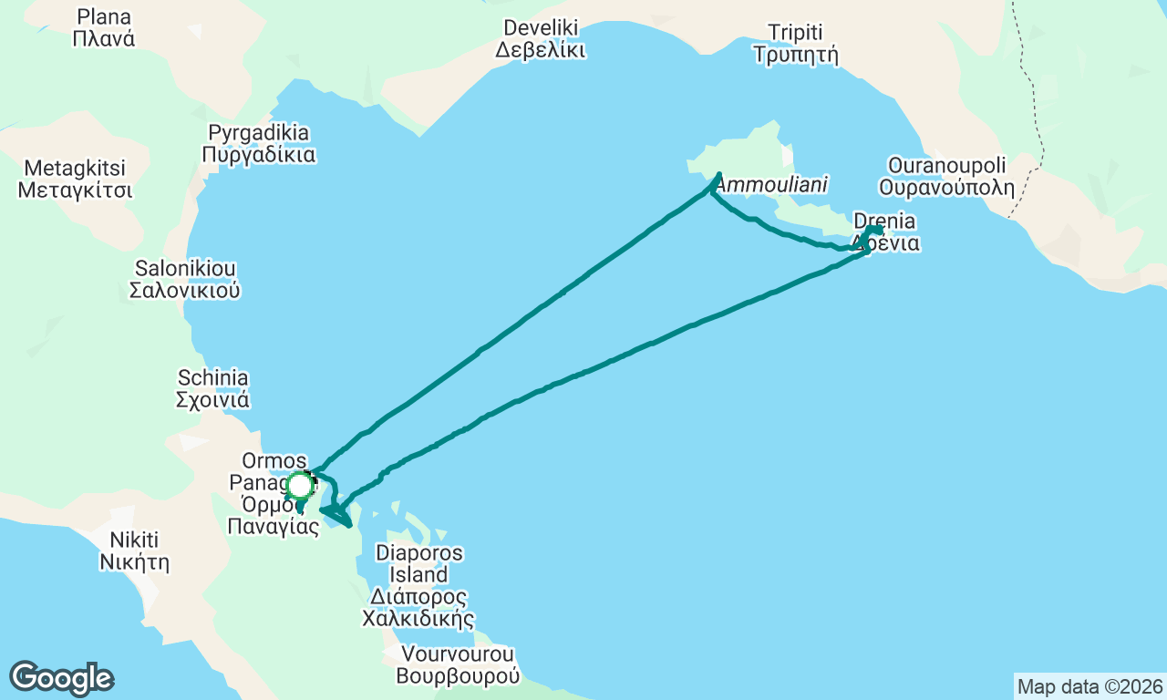 Voyage map