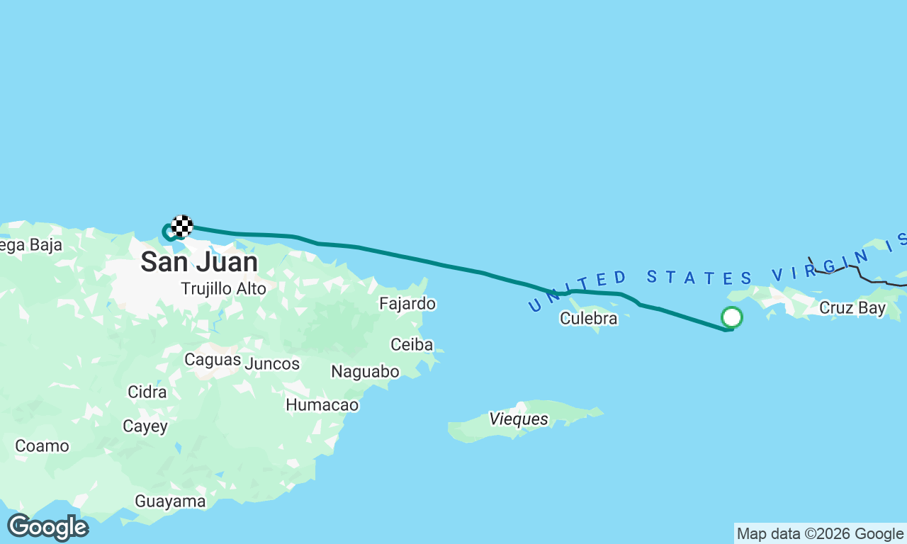 Voyage map