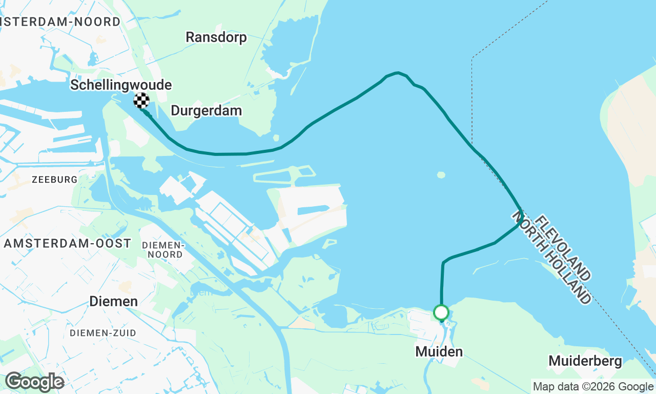 Muiden to Schellingwouderbrug