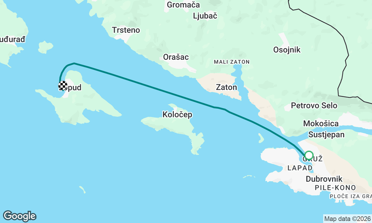 Dubrovnik to Lopud