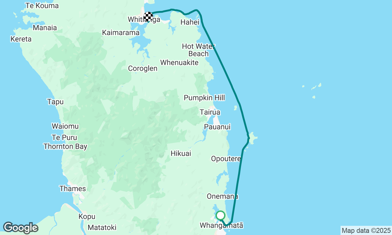 Whangamata to Whitianga 11/01/25