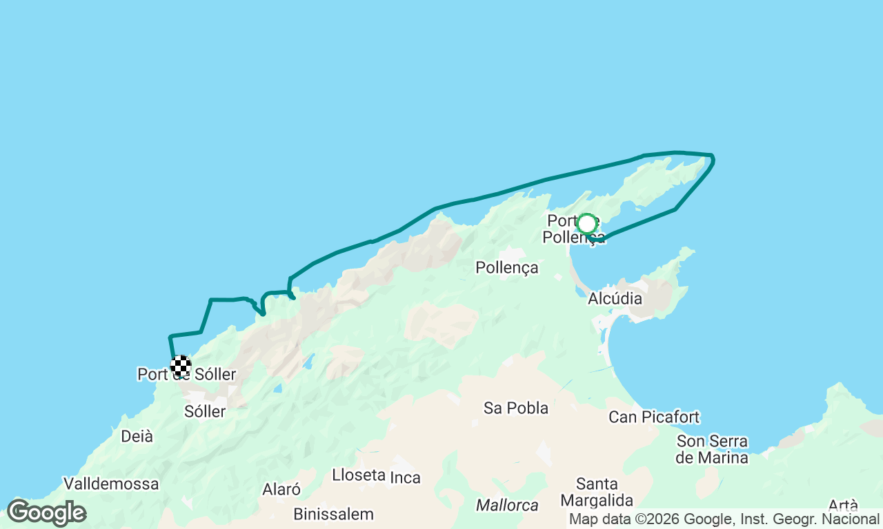 Voyage map