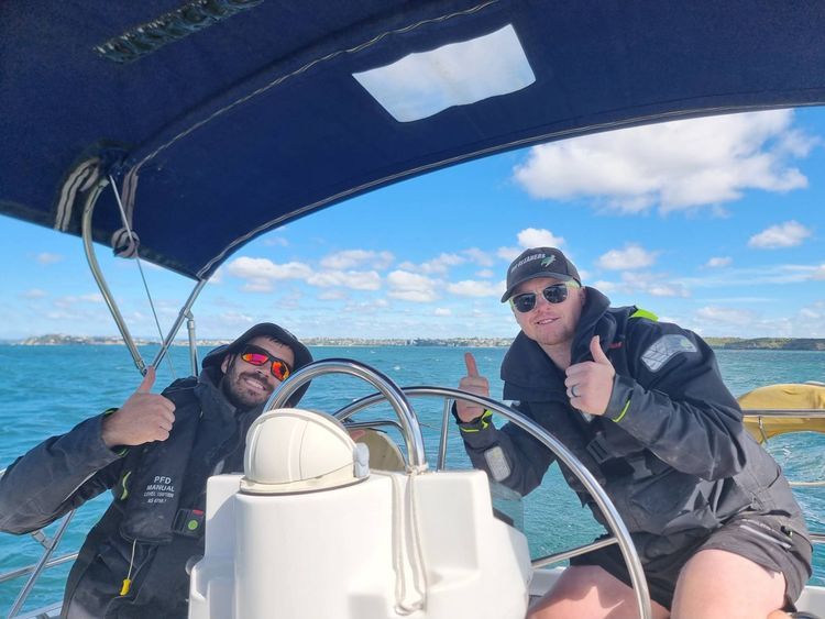 Voyage photo from Ocean Breeze, foresail, SeaCleaner crew