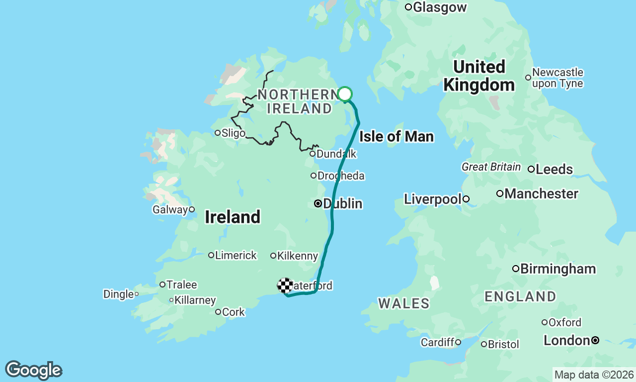 Bangor to Dunmore East 