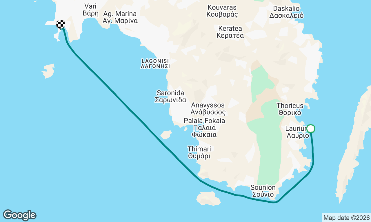 Voyage map