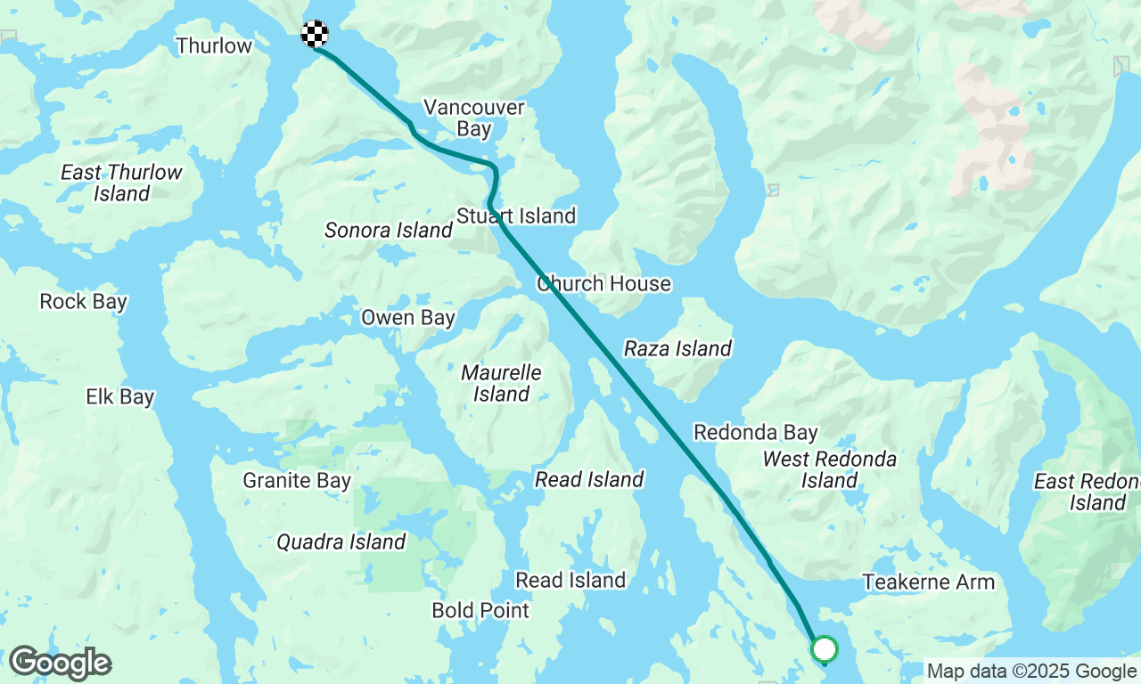 Squirrel Cove to Shoal Bay