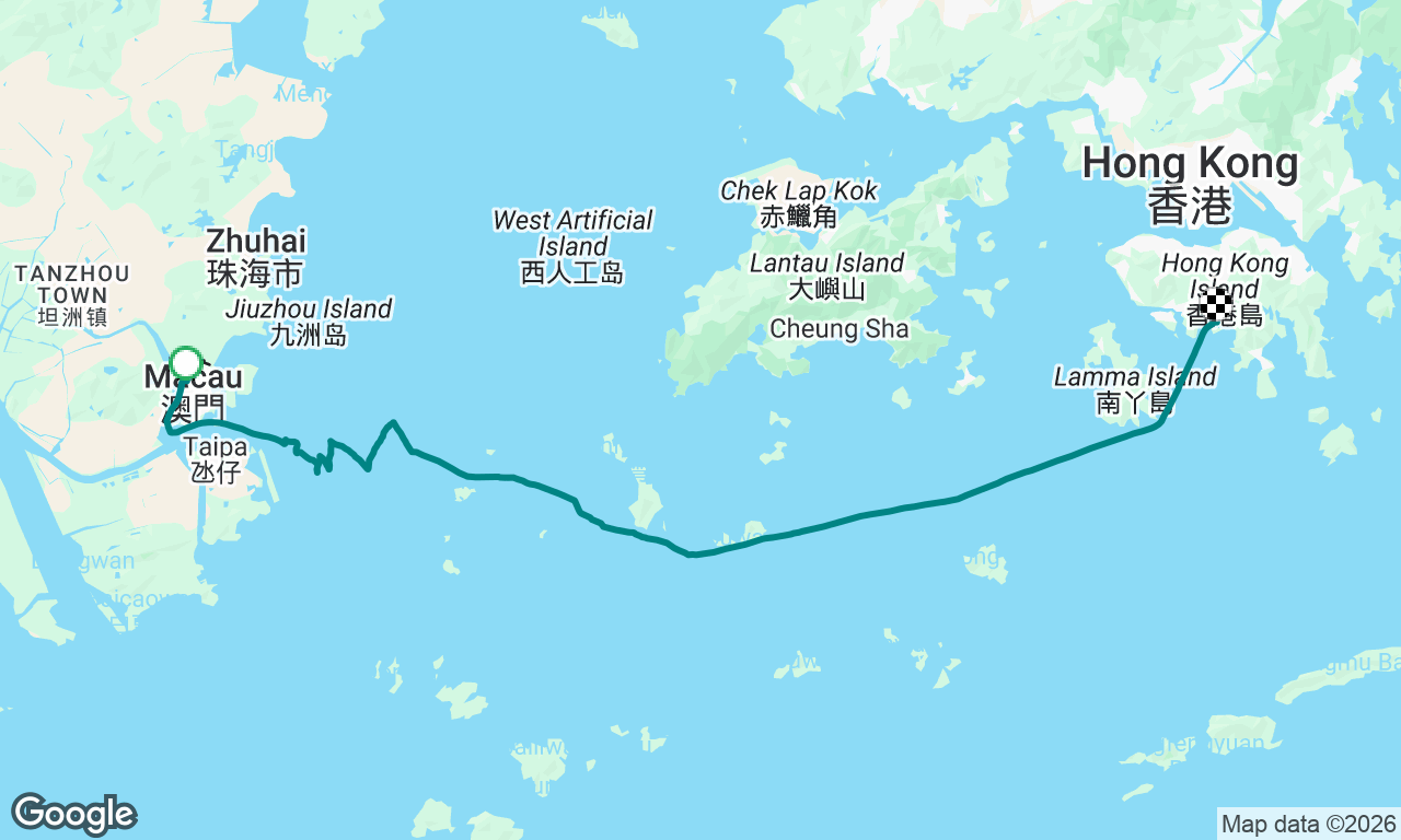 Macau to Hong Kong 