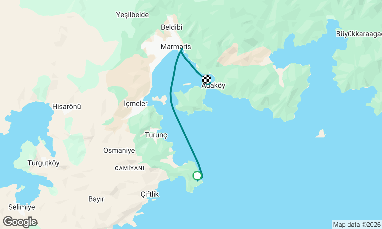 Kadirga Koyu to Marmaris Yacht Marina