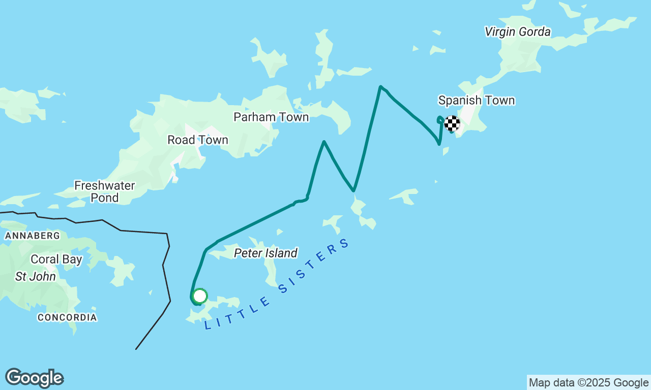 To Virgin Gorda