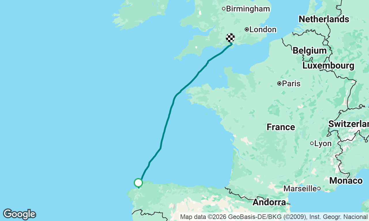Voyage map