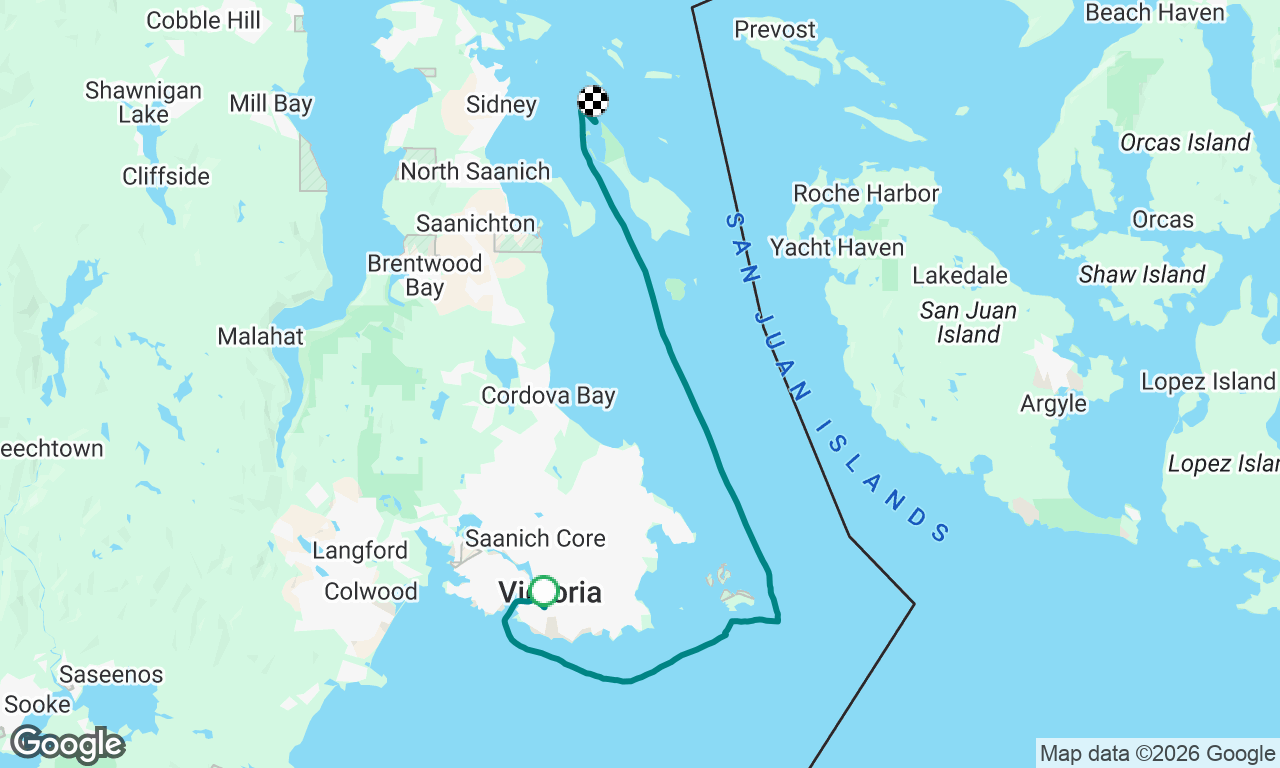 JibSet RRR Day 24
Victoria to Sidney Spit