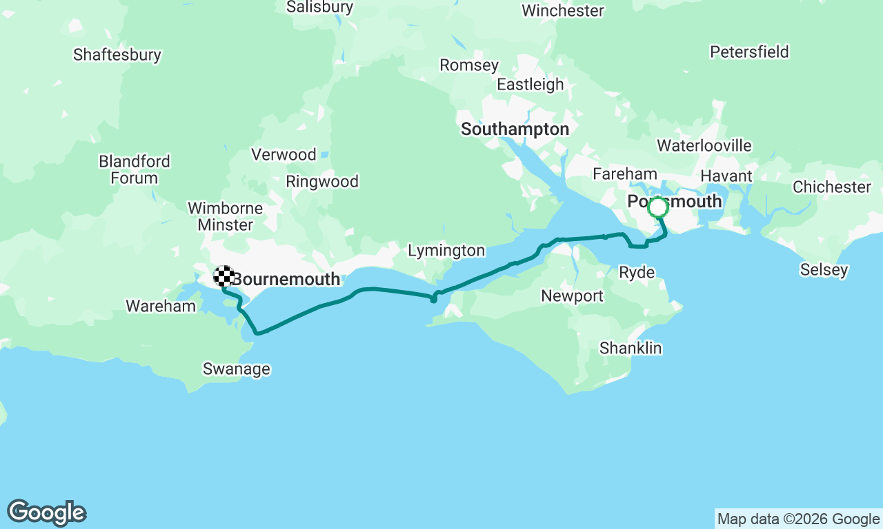 Gosport to Poole in a day