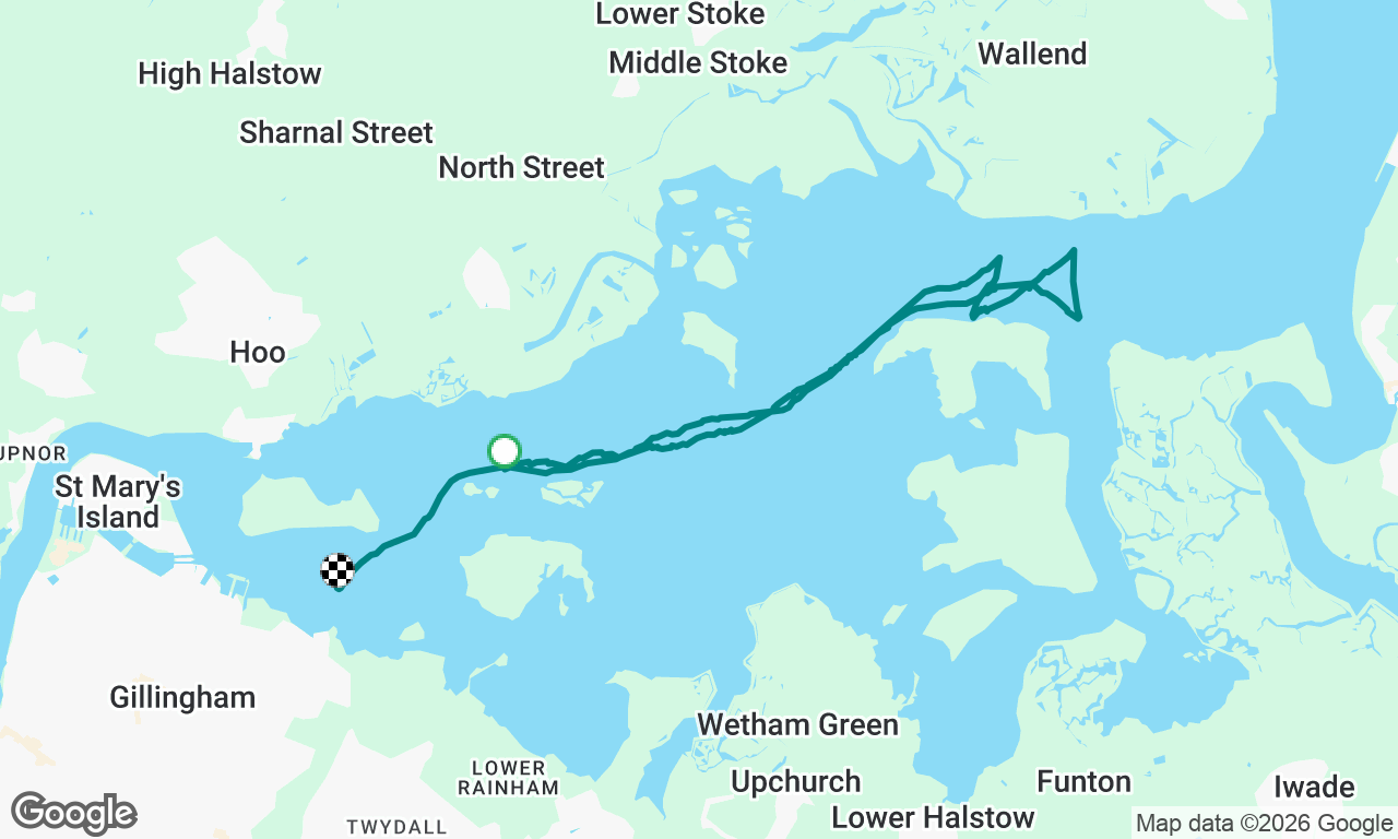 MCC to Stangate Spit and return