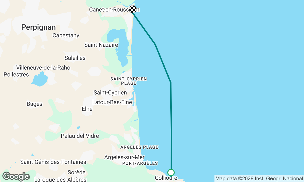 Voyage map