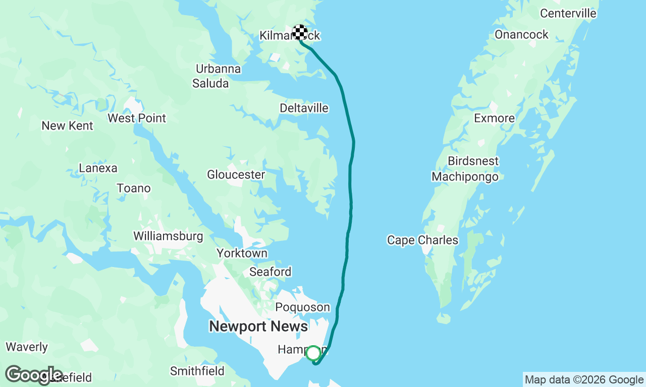 Voyage map