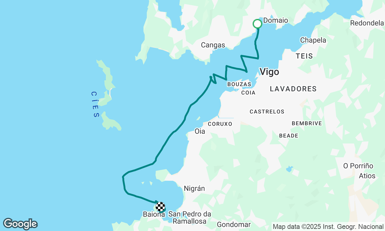 Day 1 
Rias to the  Algarve