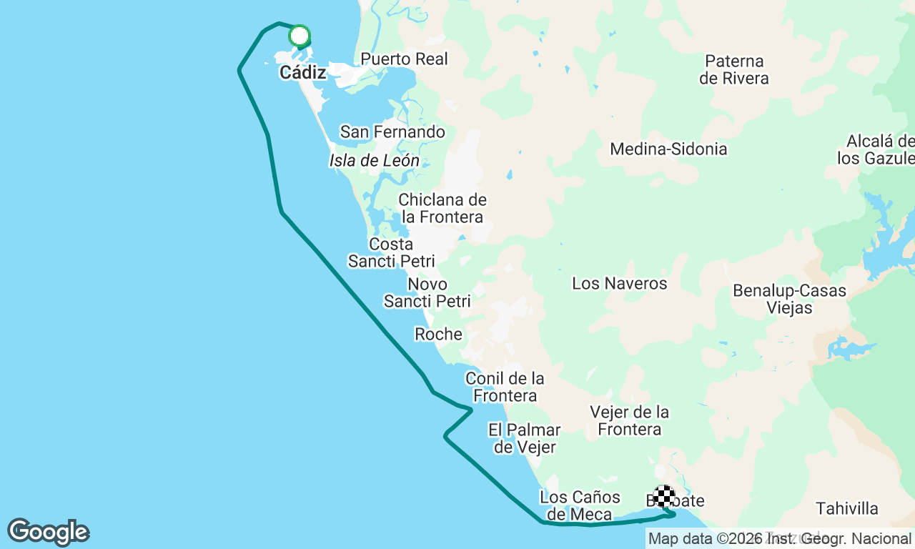 Cadiz to Barbate