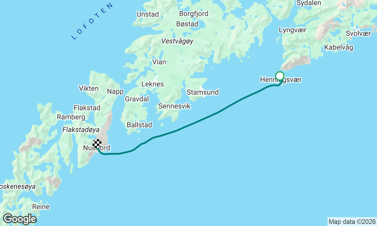 Voyage map