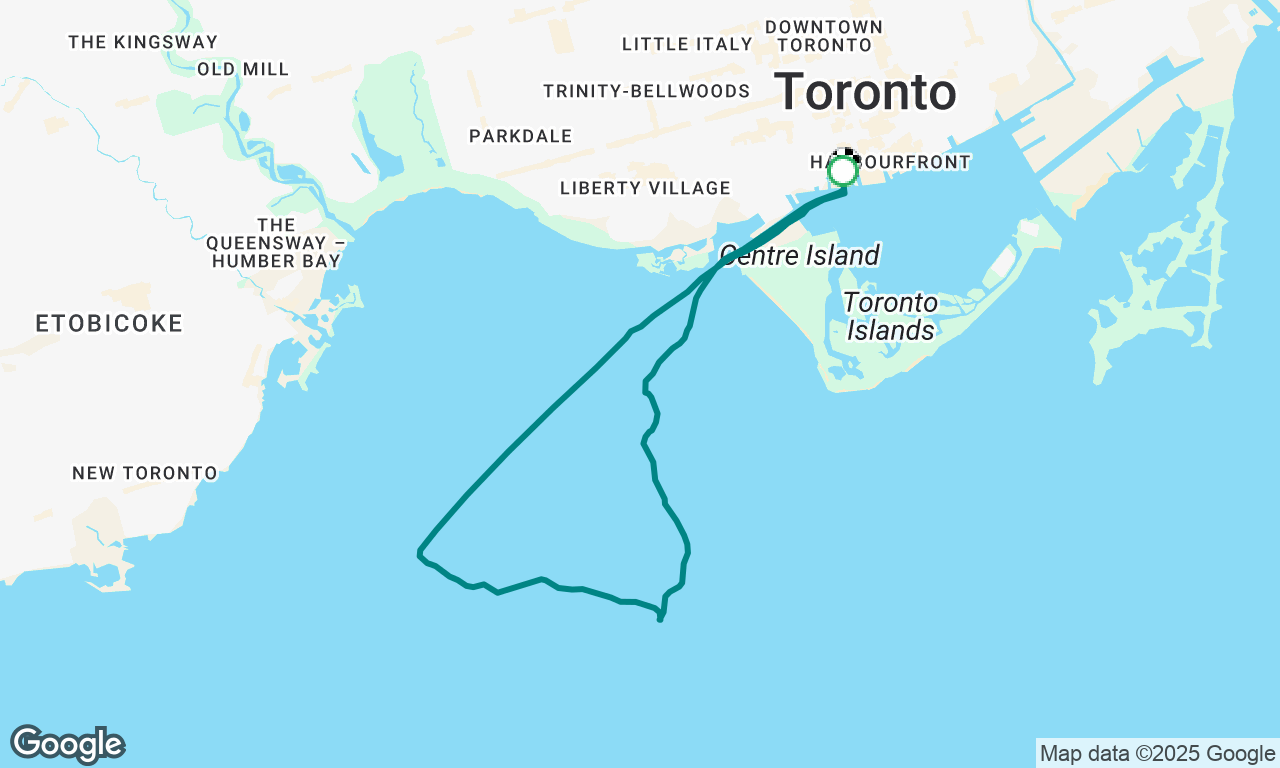 Sat sail with spinnaker