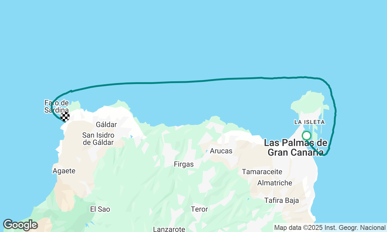 las palmas to sardina