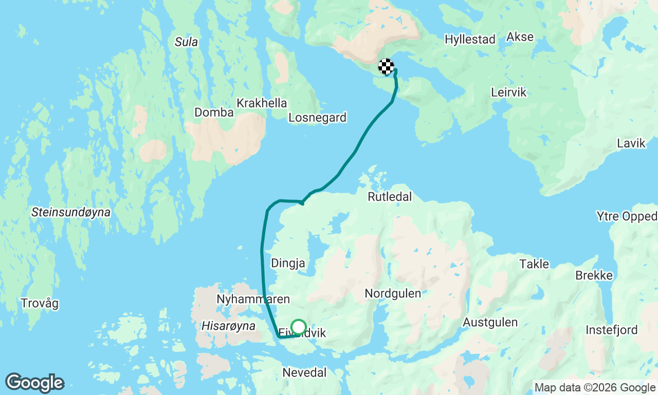Eivindvik to Gygrekjeften 